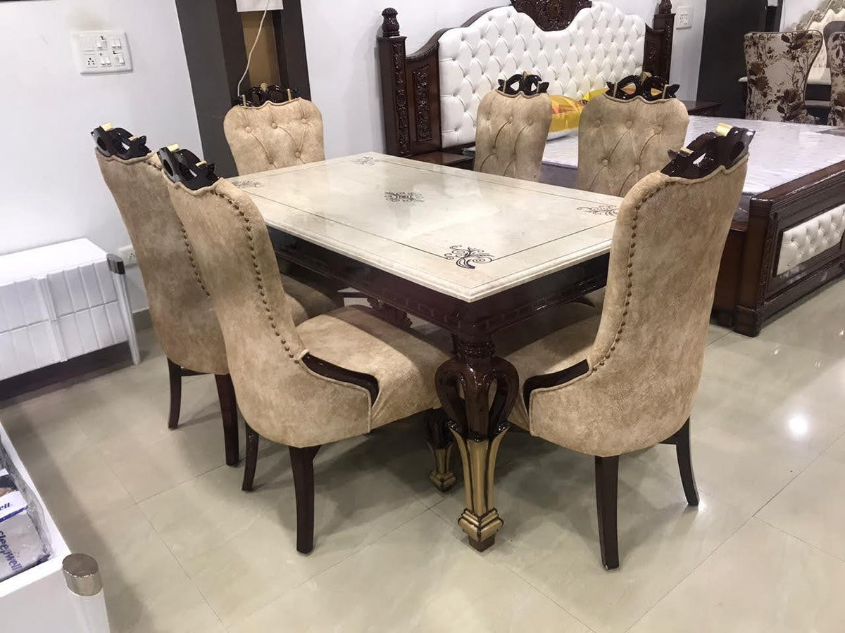 PearlTop Marble Dining Table