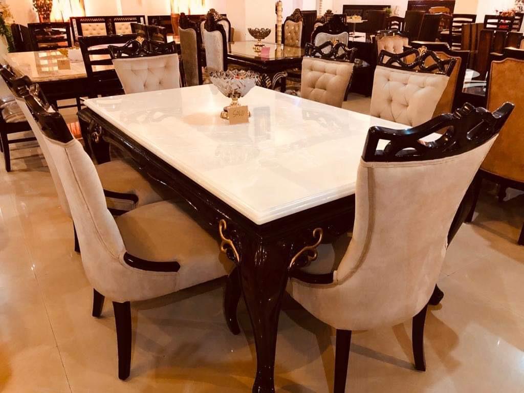 Stone Elegance Marble Dining Table